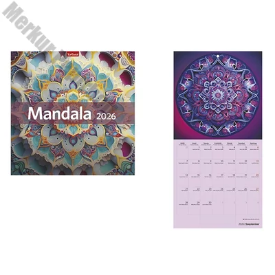 Falinaptár TOPTIMER T098 290x580mm álló Mandala 2026.