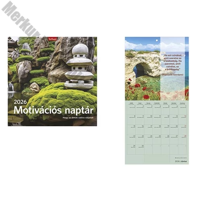Falinaptár TOPTIMER T098 290x580mm álló Motivációs 2026.