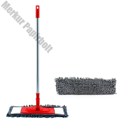 Felmosó pótfej + nyél LUX MOP 46,5 cm zsebes mikroszálas