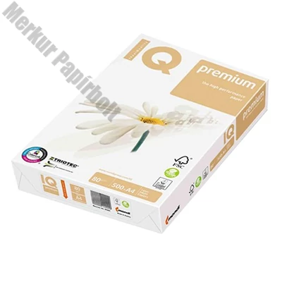 Fénymásolópapír IQ Premium Triotech A/4 80 g 500 ív/csomag