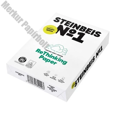 Fénymásolópapír STEINBEIS NO 1. ISO 70-s A/4 újrahasznosított 80 g 500 ív/csomag