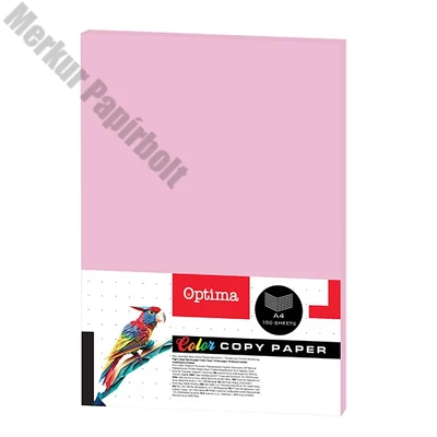 Fénymásolópapír színes OPTIMA A/4 75 g neon pink 100 ív/csomag