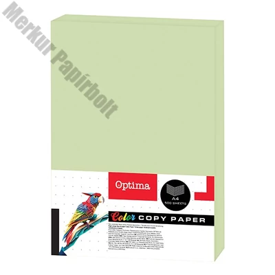 Fénymásolópapír színes OPTIMA A/4 80 g pasztell zöld 500 ív/csomag