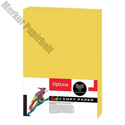 Fénymásolópapír színes OPTIMA A/4 80 g citromsárga 500 ív/csomag