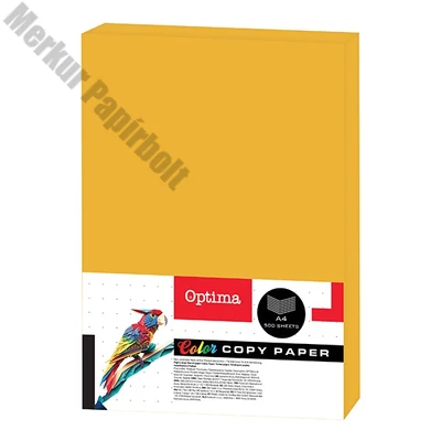 Fénymásolópapír színes OPTIMA A/4 80 g gold 500 ív/csomag