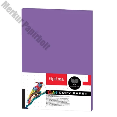 Fénymásolópapír színes OPTIMA A/4 80 g lila 100 ív/csomag