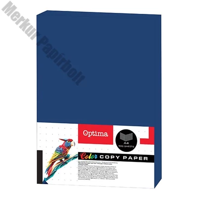 Fénymásolópapír színes OPTIMA A/4 80 g sötétkék 500 ív/csomag