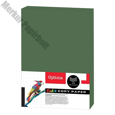 Fénymásolópapír színes OPTIMA A/4 80 g sötétzöld 500 ív/csomag