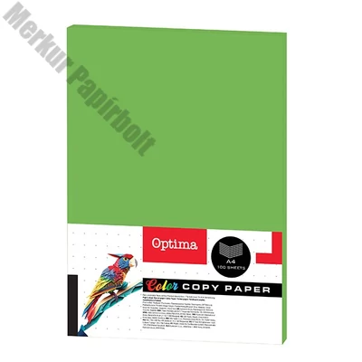 Fénymásolópapír színes OPTIMA A/4 80 g zöld 100 ív/csomag