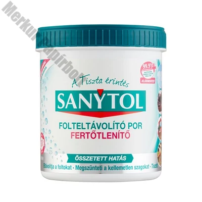 Fertőtlenítő folteltávolító por SANYTOL 450 g