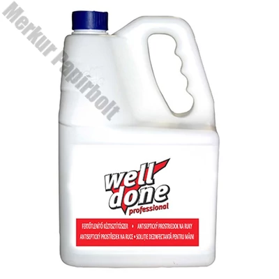 Fertőtlenítő kéztisztítószer WELL DONE Fine antibakteriális 5L