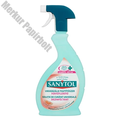 Fertőtlenítőszer SANYTOL grapefruit illattal 500 ml spray