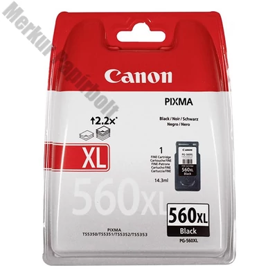 Festékpatron CANON PG-560XL fekete 12,2ml