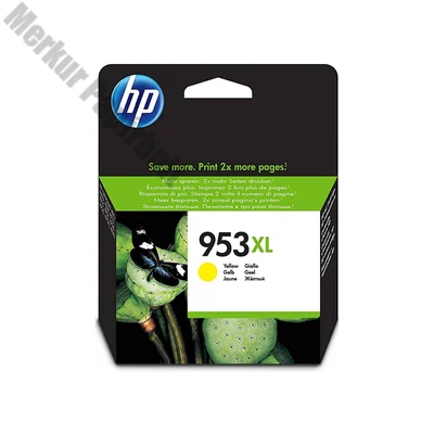 Festékpatron HP F6U18AE No.953XL sárga 20ml