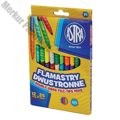 Filctoll ASTRA duo 24 színű 12 darabos