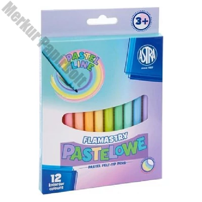 Filctoll ASTRA pasztell 12 darabos