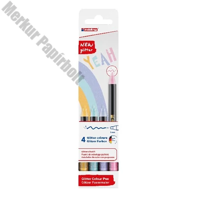 Filctoll EDDING 1200 csillámos 4 darabos