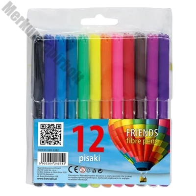 Filctoll FIORELLO színes 12 darabos