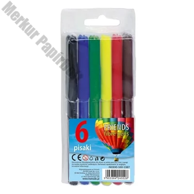 Filctoll FIORELLO színes 6 darabos