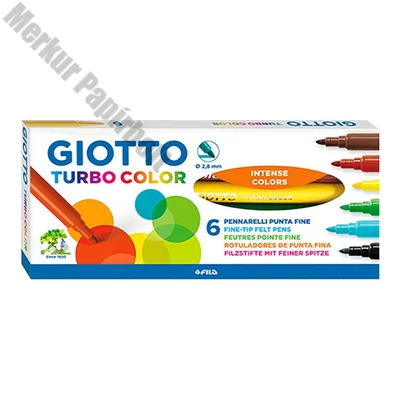 Filctoll GIOTTO Turbo Color 2,8mm 6 darabos