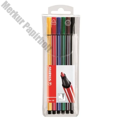 Filctoll STABILO Pen 68 6-os készlet