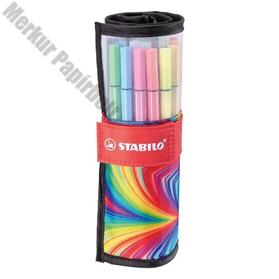 Filctoll STABILO Pen 68 Arty feltekerhető 25 darabos