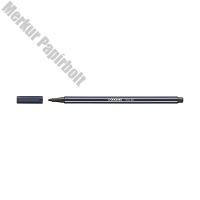 Filctoll STABILO Pen 68 kékes szürke