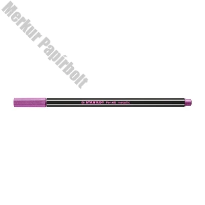 Filctoll STABILO Pen 68 metallic rózsaszín