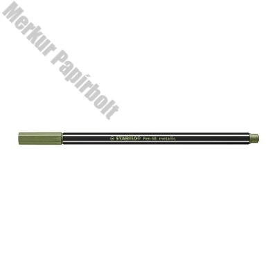 Filctoll STABILO Pen 68 metallic világoszöld