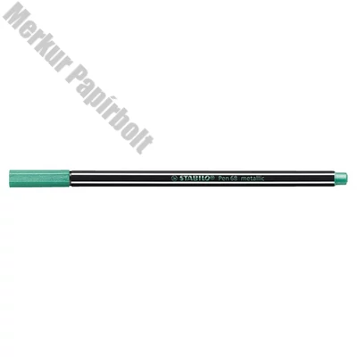 Filctoll STABILO Pen 68 metallic zöld