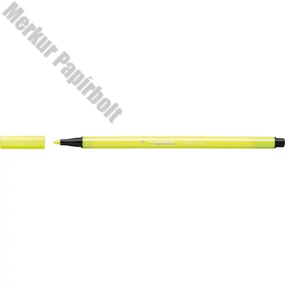 Filctoll STABILO Pen 68 neon sárga