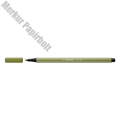 Filctoll STABILO Pen 68 sárzöld
