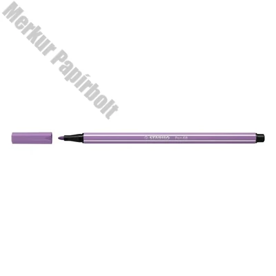 Filctoll STABILO Pen 68 szürkéslila