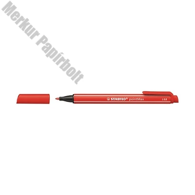 Filctoll STABILO PointMax 0.8 piros