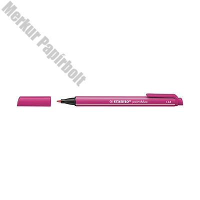 Filctoll STABILO PointMax 0.8 rózsaszín