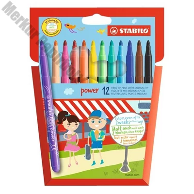 Filctoll STABILO Power 12 darabos