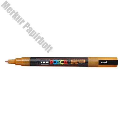Filctoll UNI Posca PC-3ML csilámló narancssárga