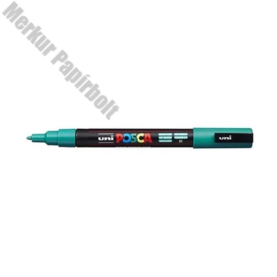 Filctoll UNI Posca PC-3M smaragd zöld
