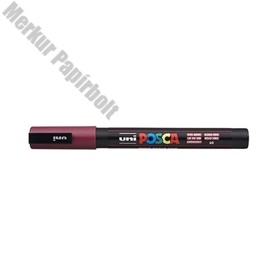 Filctoll UNI Posca PC-3M vörösbor