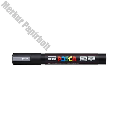 Filctoll UNI Posca PC-5M ezüst