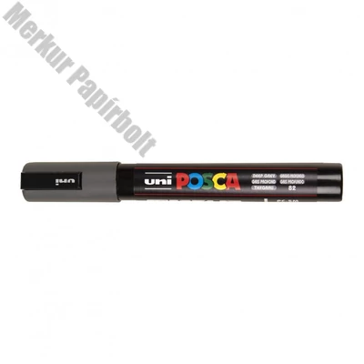 Filctoll UNI Posca PC-5M mélyszürke