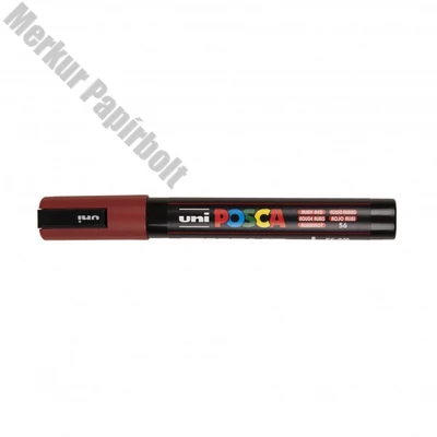 Filctoll UNI Posca PC-5M rubint vörös