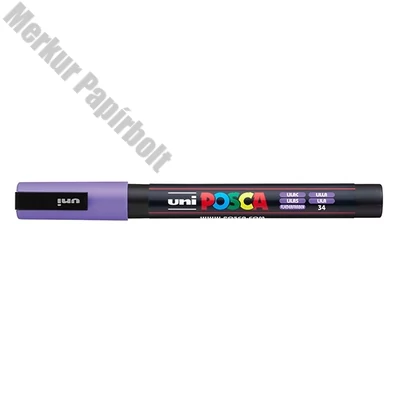 Filctoll UNI Posca PC-3M halványlila