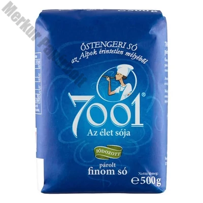 Finom párolt só 7001 jódozott 500 g