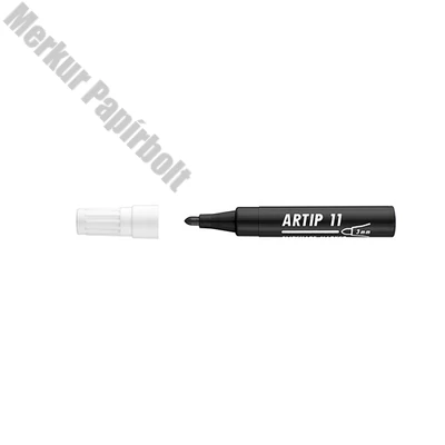 Flipchart marker ICO Artip 11 Teddy kerek fekete 1-3mm