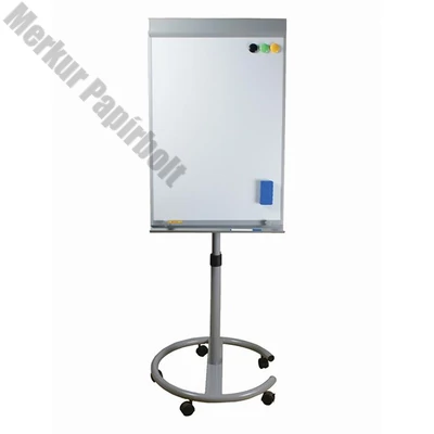 Flipchart tábla OPTIMA mágneses felület gurulós 70x100cm mobil állítható magasság