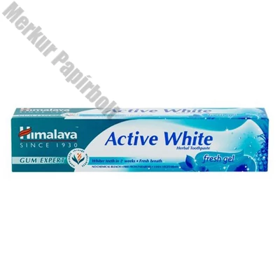 Fogkrém HIMALAYA Active White fogfehérítő és frissítő gyógynövényes 75ml