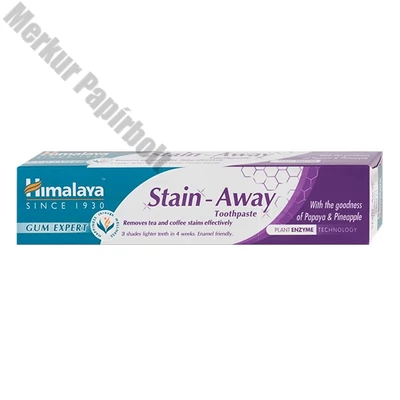 Fogkrém HIMALAYA Stain Away folteltávolító és fogfehérítő gyógynövényes 75ml