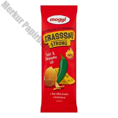 Földimogyoró tésztabundában MOGYI Crasssh! Strong sajtos-jalapenos 60 g
