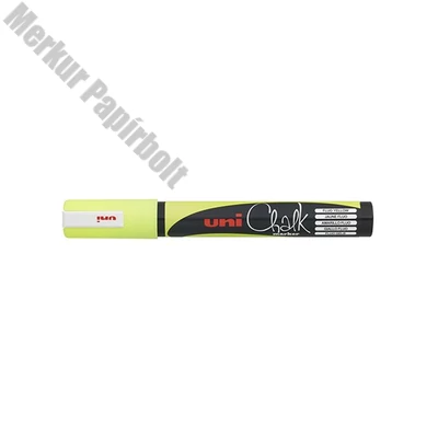 Folyékony kréta UNI PWE-5M fluor sárga